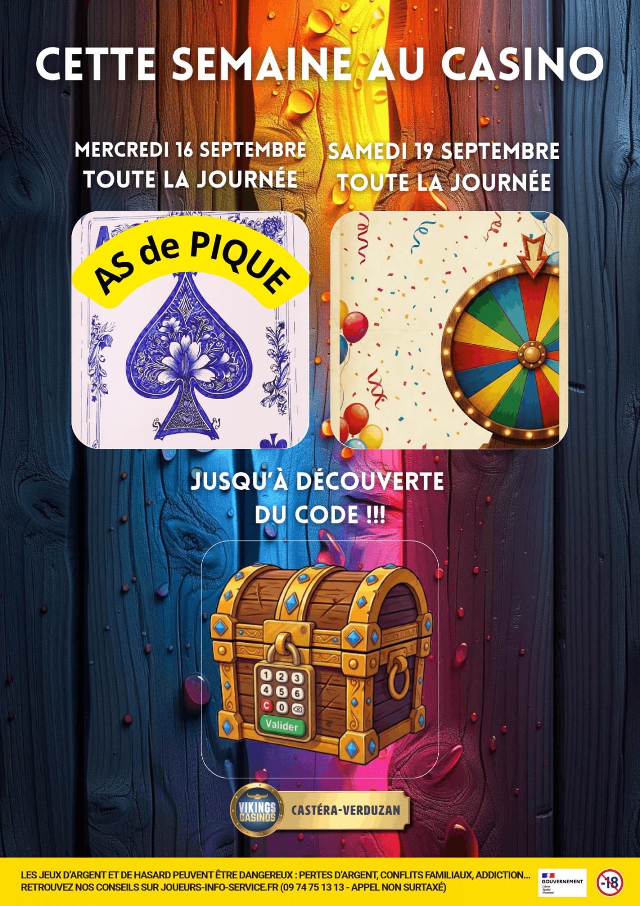SEMAINE DU 14 SEPTEMBRE AU 20 SEPTEMBRE