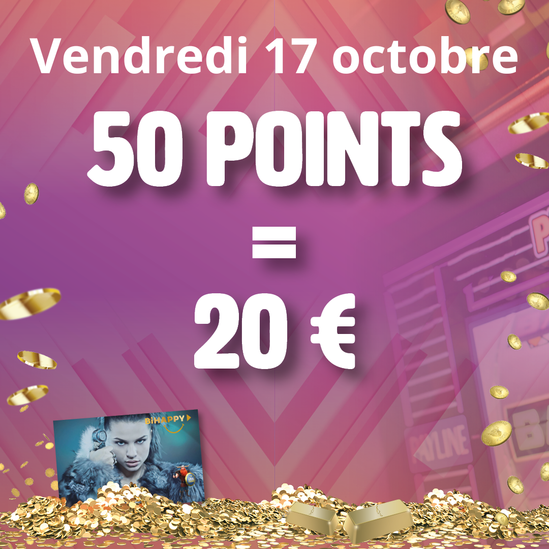 50 POINTS = 20€