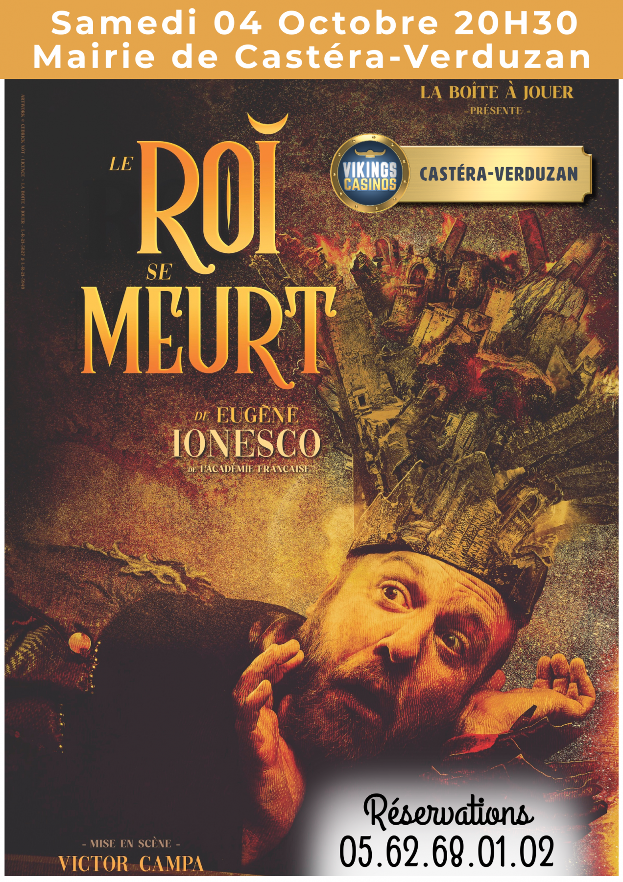 THEATRE: LE ROI SE MEURT