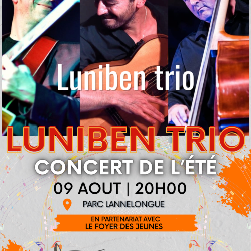 CONCERT DE L'ÉTÉ : LUNIBEN TRIO