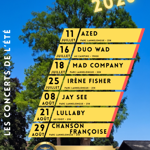 LES CONCERTS DE L'ETE