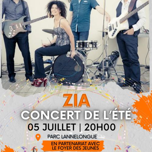 CONCERT DE L'ÉTÉ- ZIA AU PARC LANNELONGUE