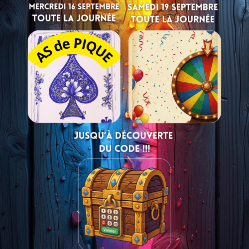 SEMAINE DU 14 SEPTEMBRE AU 20 SEPTEMBRE
