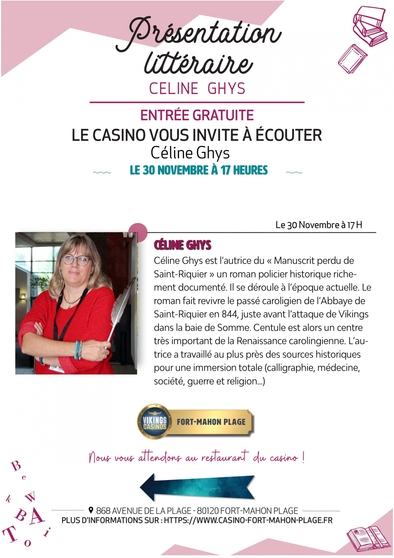 Présentation littéraire Céline Ghys