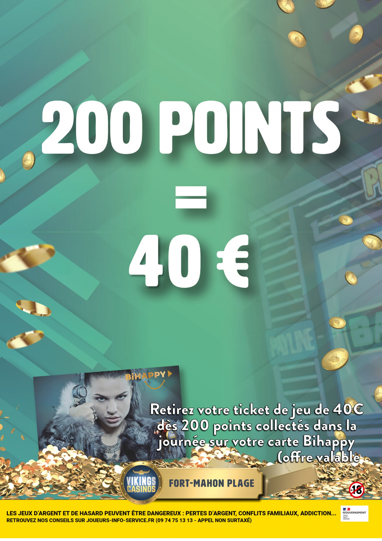 200 points = 40€
