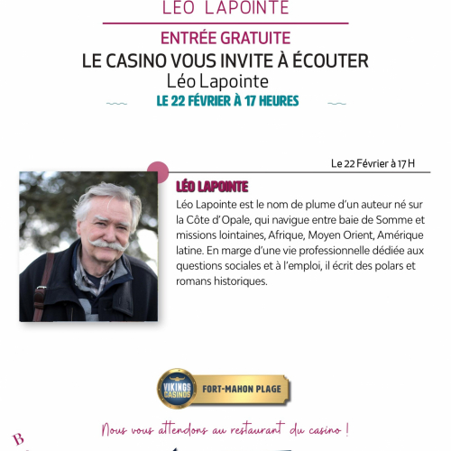 Présentation littéraire Léo Lapointe