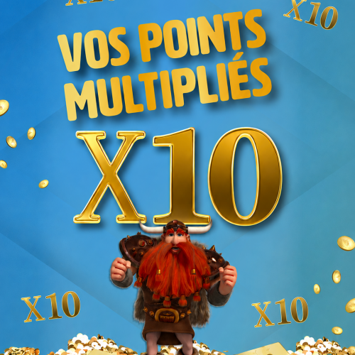 Points X 10 toute la journée