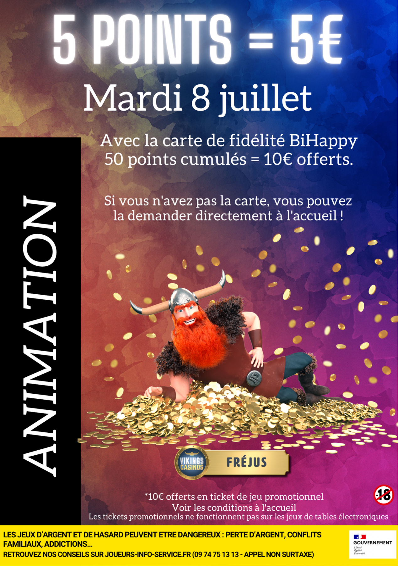 5 points collectés = 5€ offerts