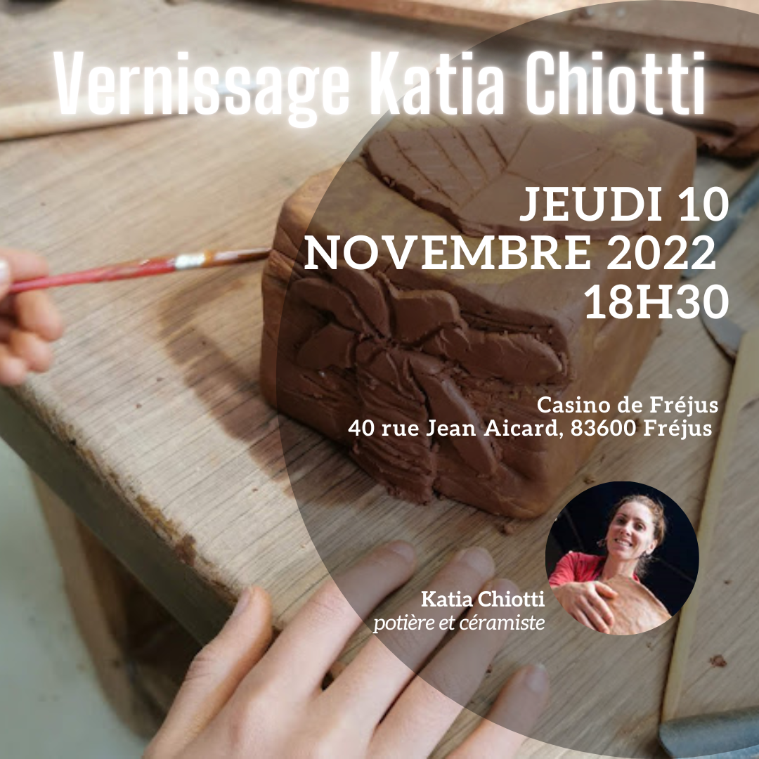 Vernissage de l'exposition de Katia Chiotti