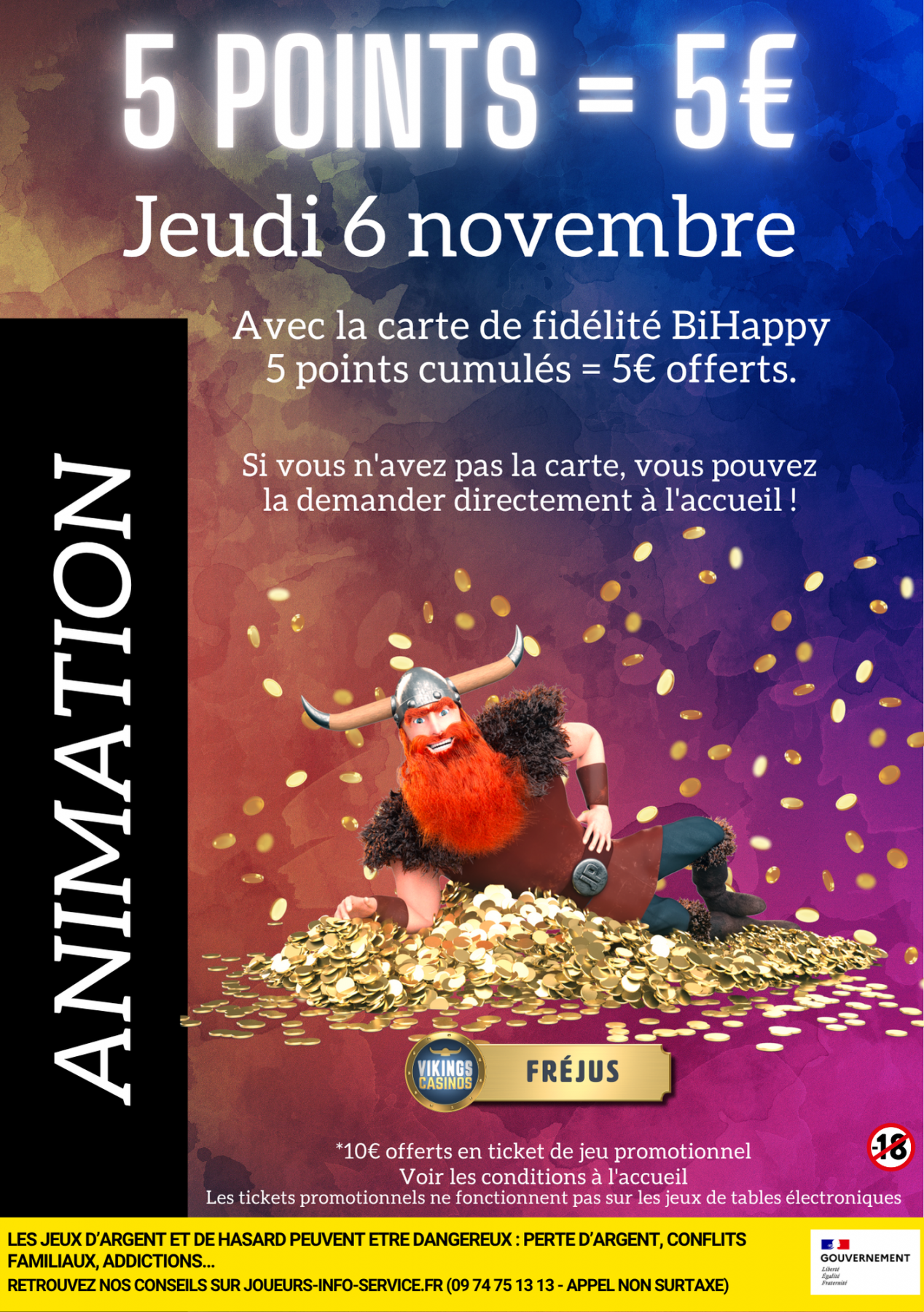 5 points collectés = 5€ offerts