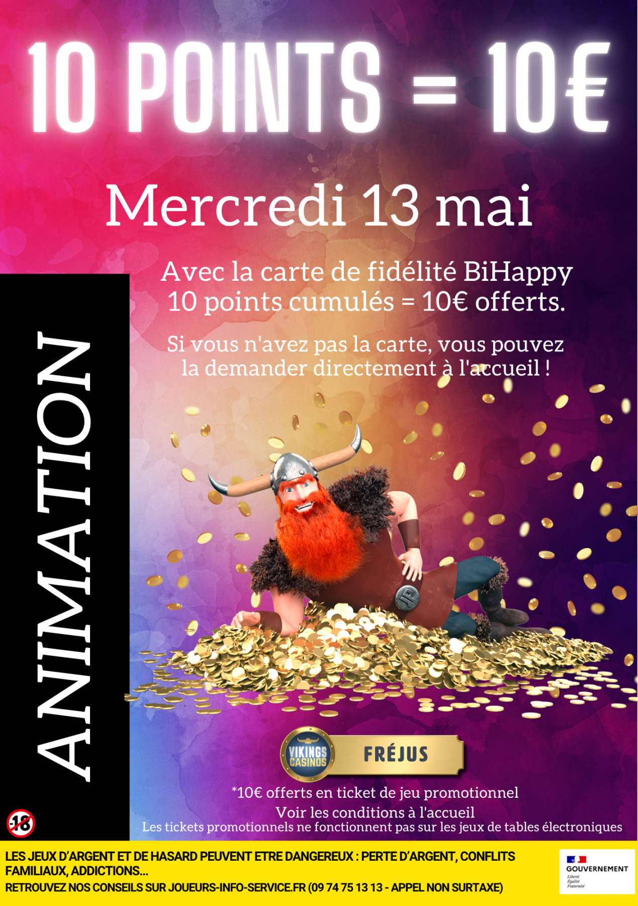 10 points collectés = 10€ offerts