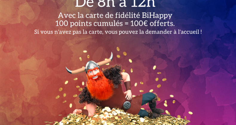 100 points collectés = 100€ offerts