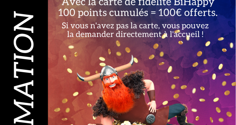 100 points collectés = 100€ offerts