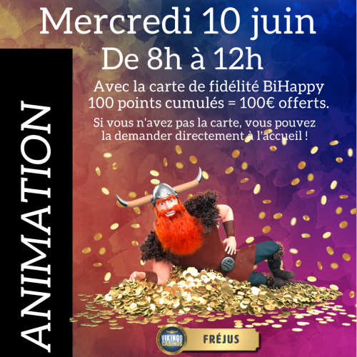 100 points collectés = 100€ offerts