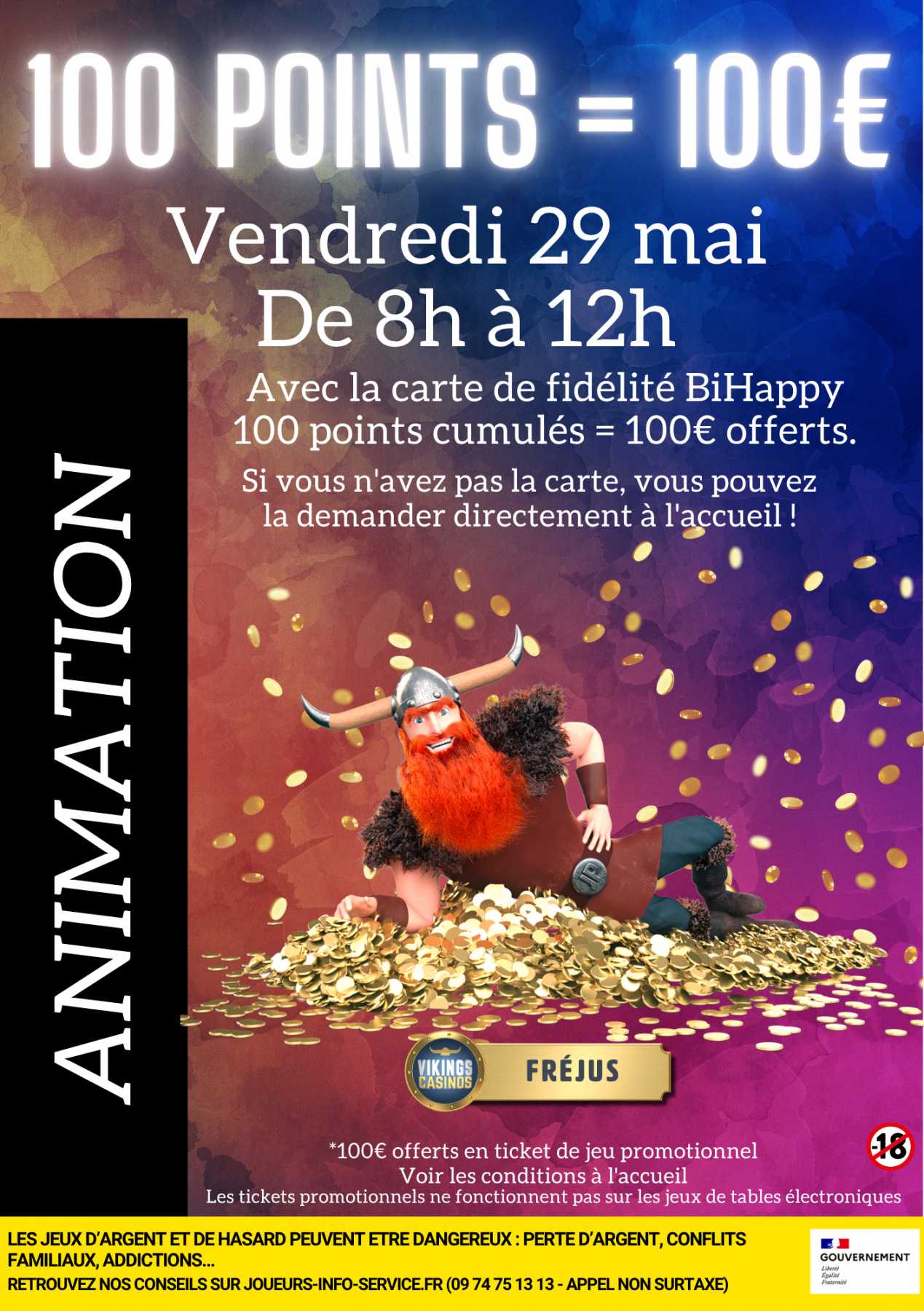 100 points collectés = 100€ offerts