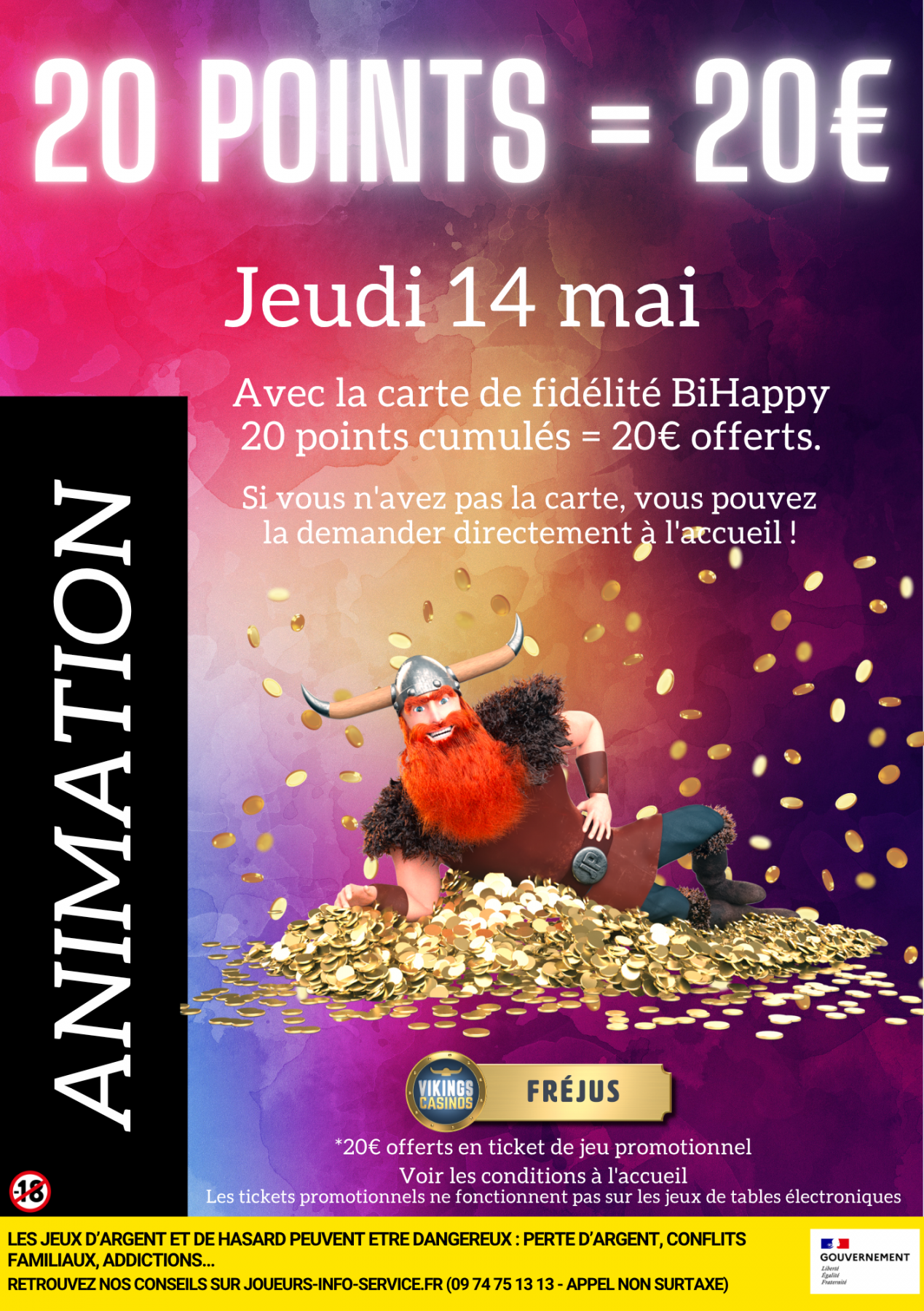 20 points collectés = 20€ offerts