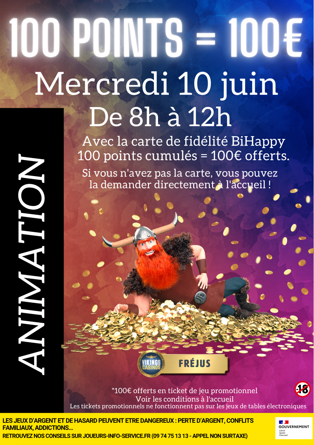 100 points collectés = 100€ offerts
