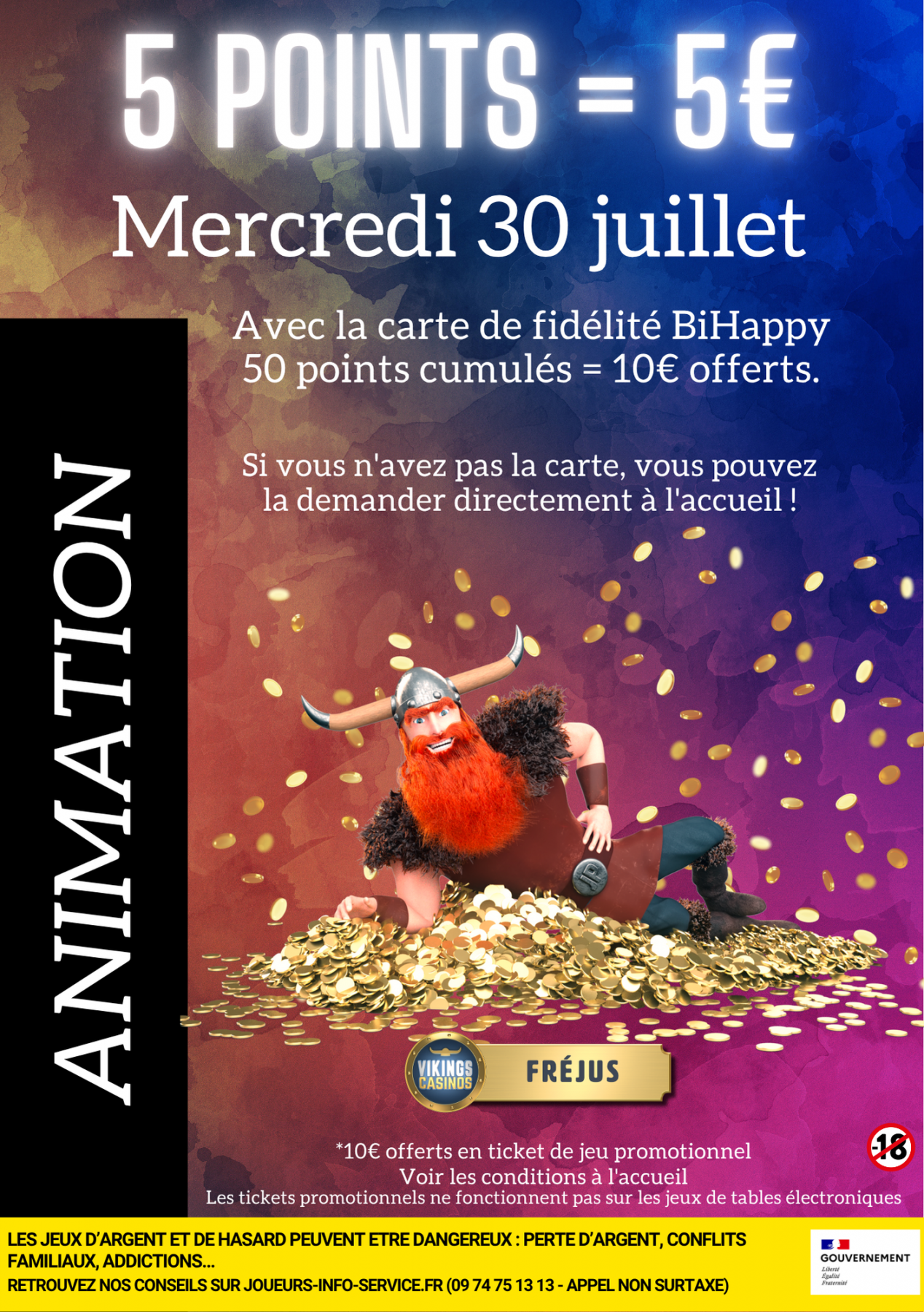 5 points collectés = 5€ offerts