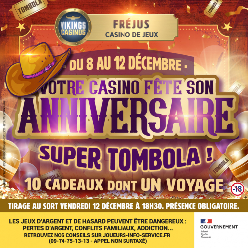 12 ans du Casino de Fréjus