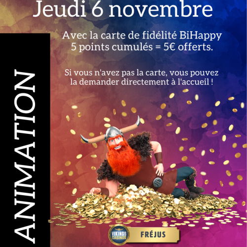 5 points collectés = 5€ offerts