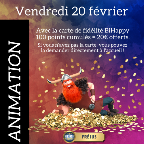 100 points collectés = 20€ Offerts