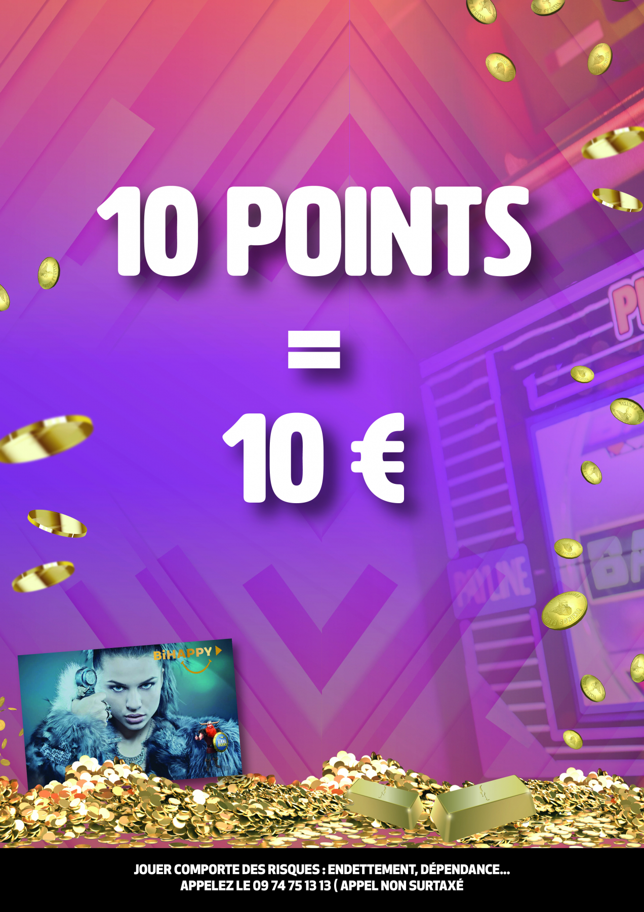10 € Offert contre 10 points collectés