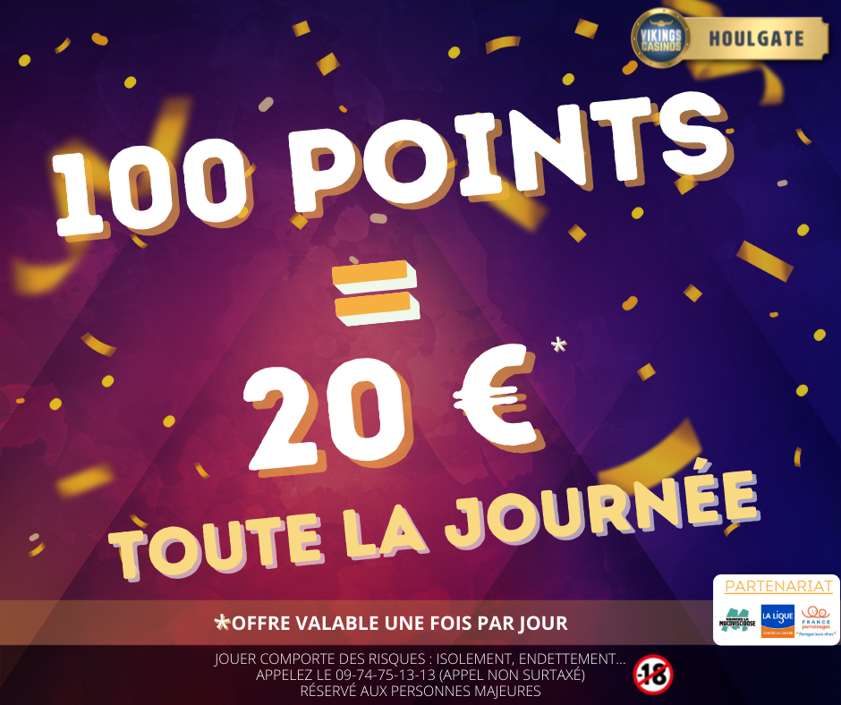 100 PTS = 20€