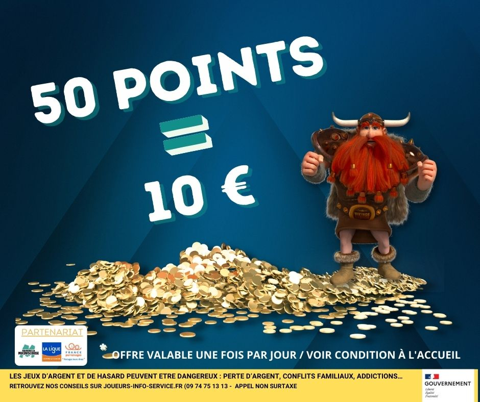 50 PTS = 10 €