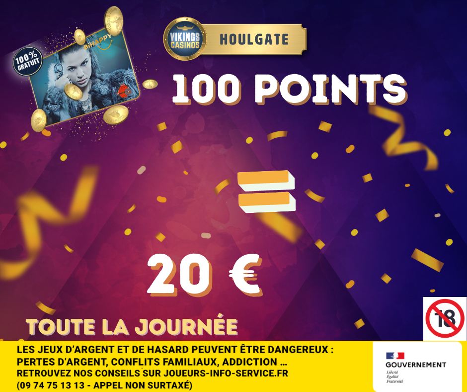 100 pts = 20€