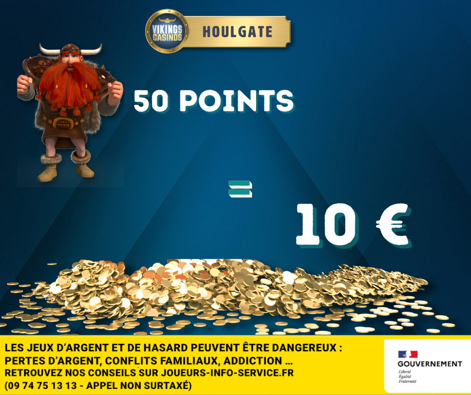 50 Pts = 10€ 