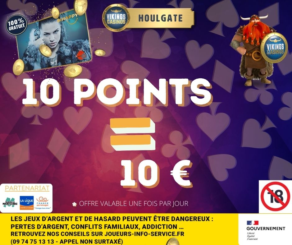 10 pts = 10€ 