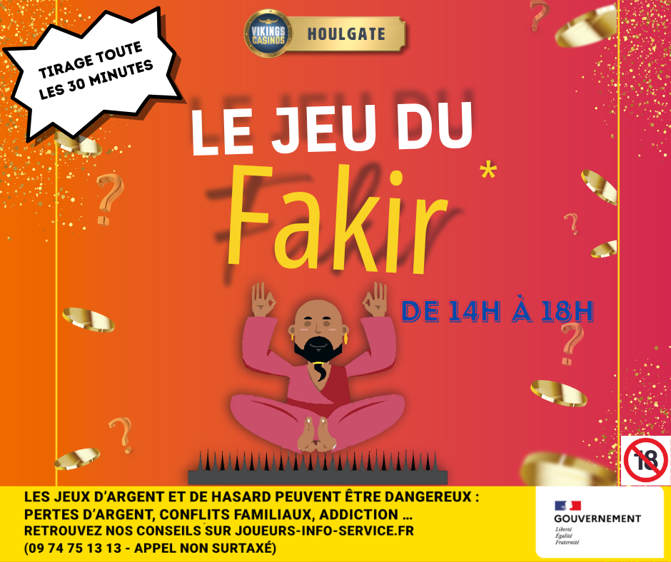Jeu du FAKIR 