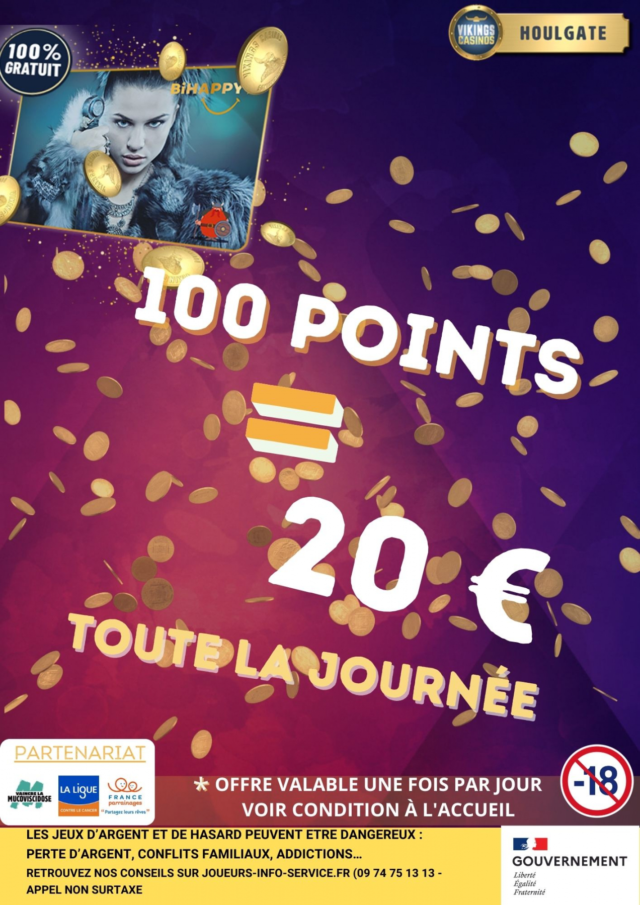 100 pts = 20€
