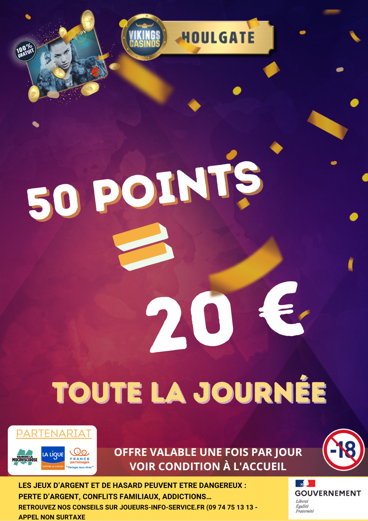 50 pts = 20€