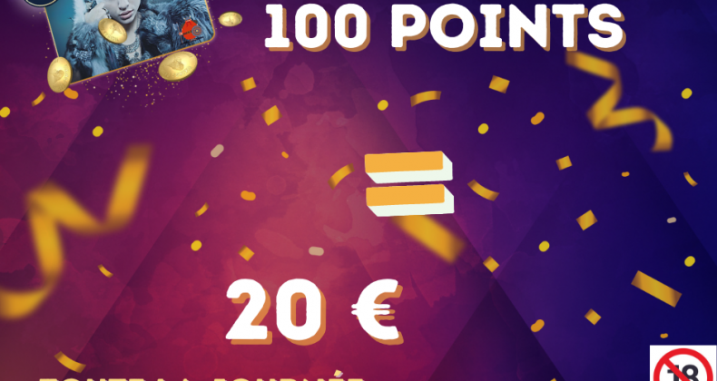 100 pts = 20€