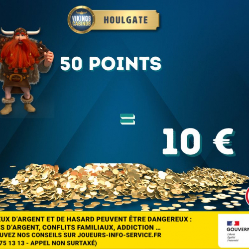 50 pts = 10€