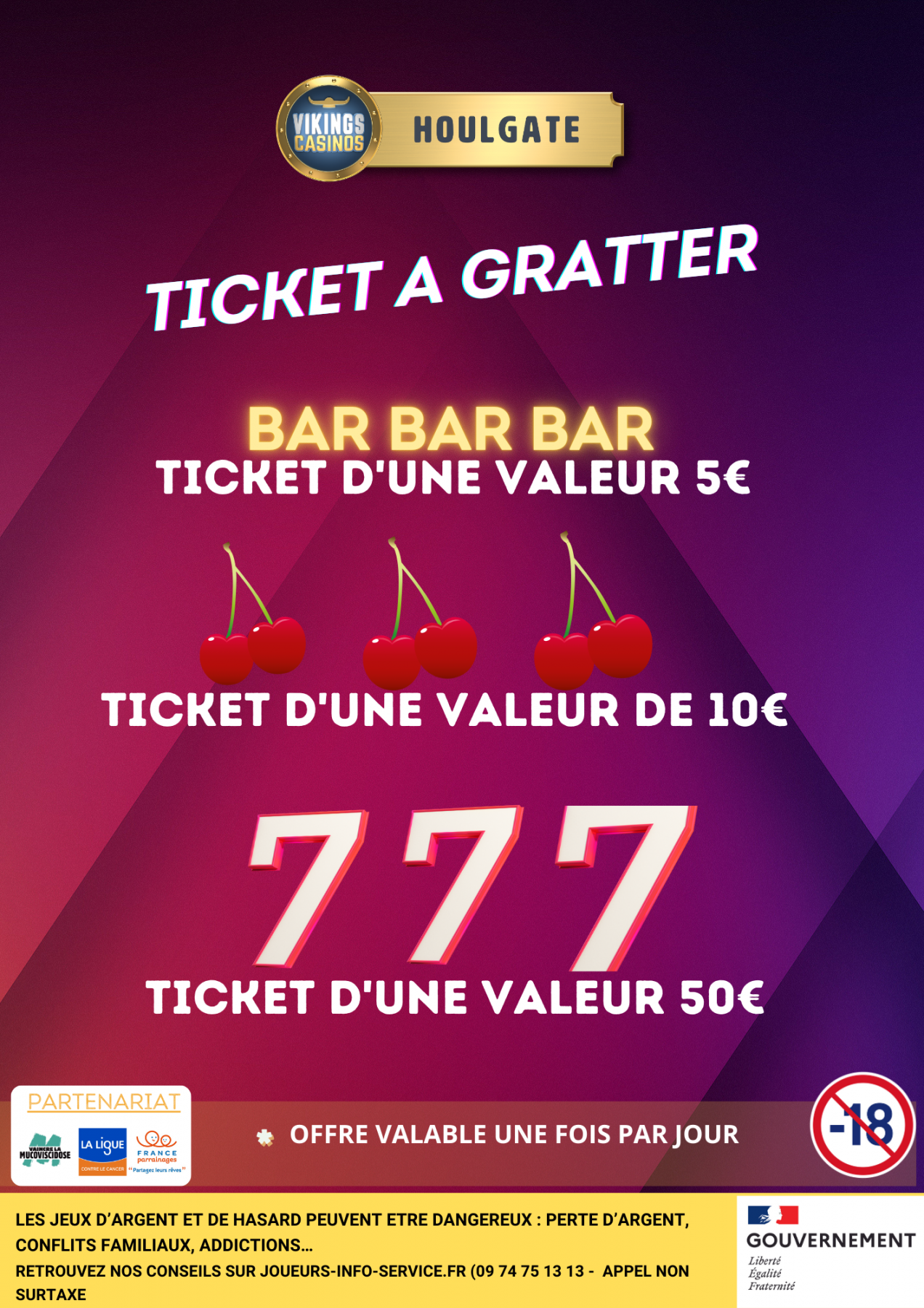 Tickets à gratter 