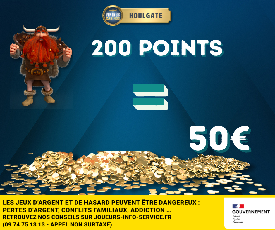 200 Pts = 50 € 