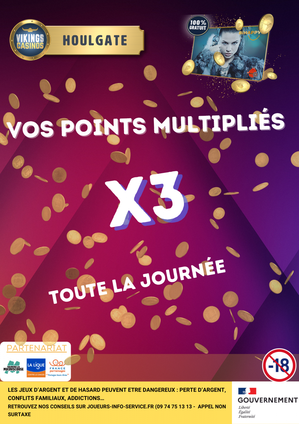 Points X 3