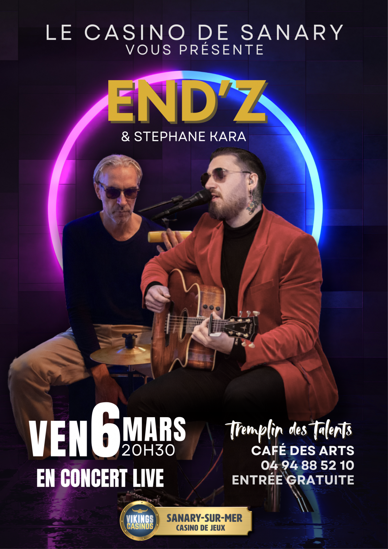 CONCERT END'Z & Stephane KARA