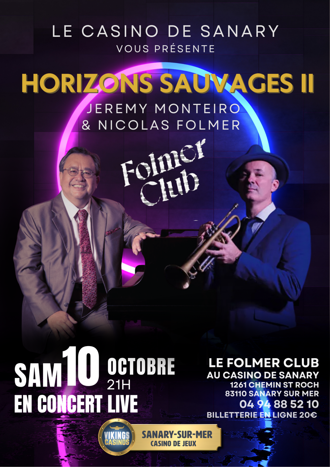 JEREMY MONTEIRO & NICOLAS FOLMER EN CONCERT