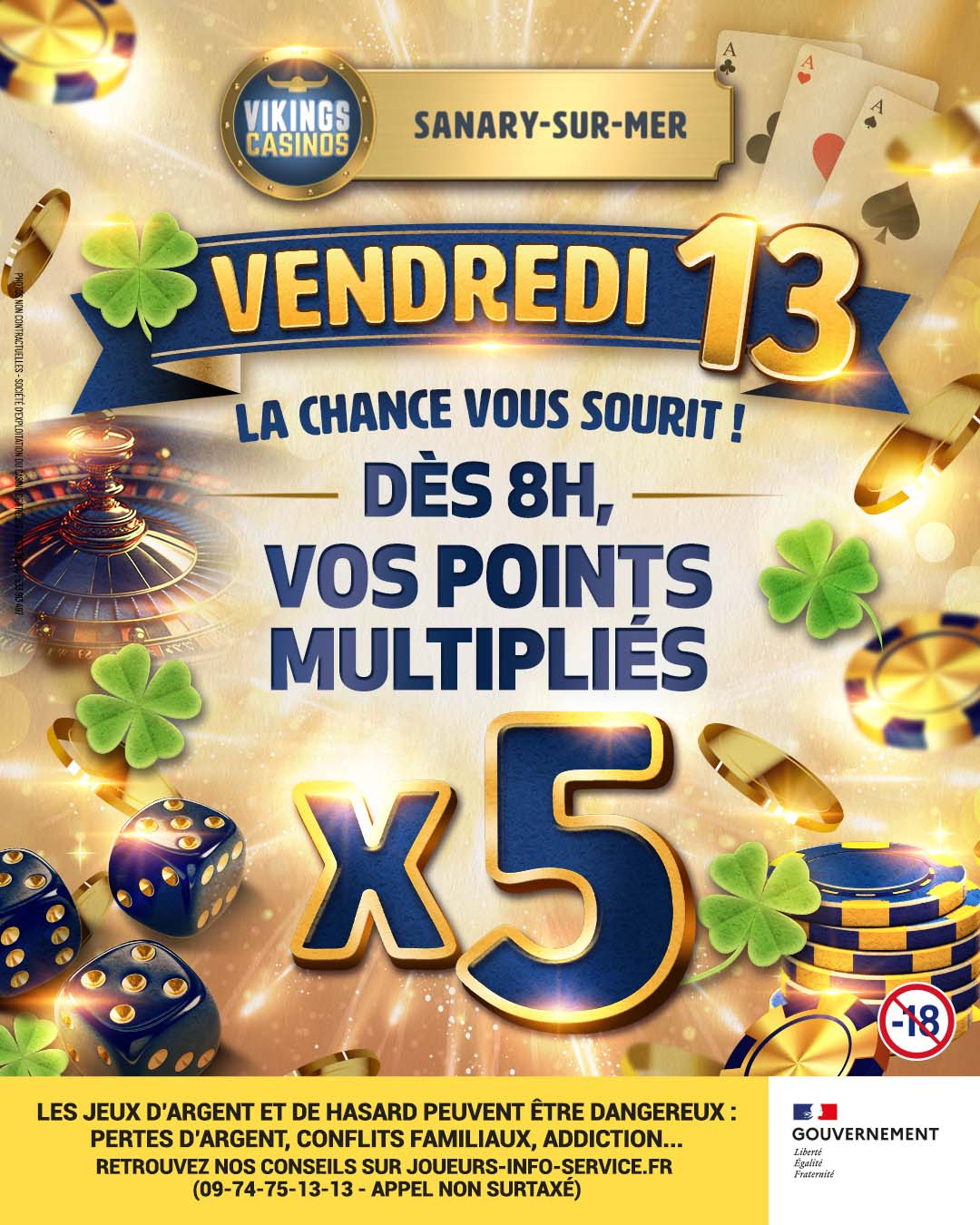 LA CHANCE VOUS SOURIT CE VENDREDI 13 FEVRIER 