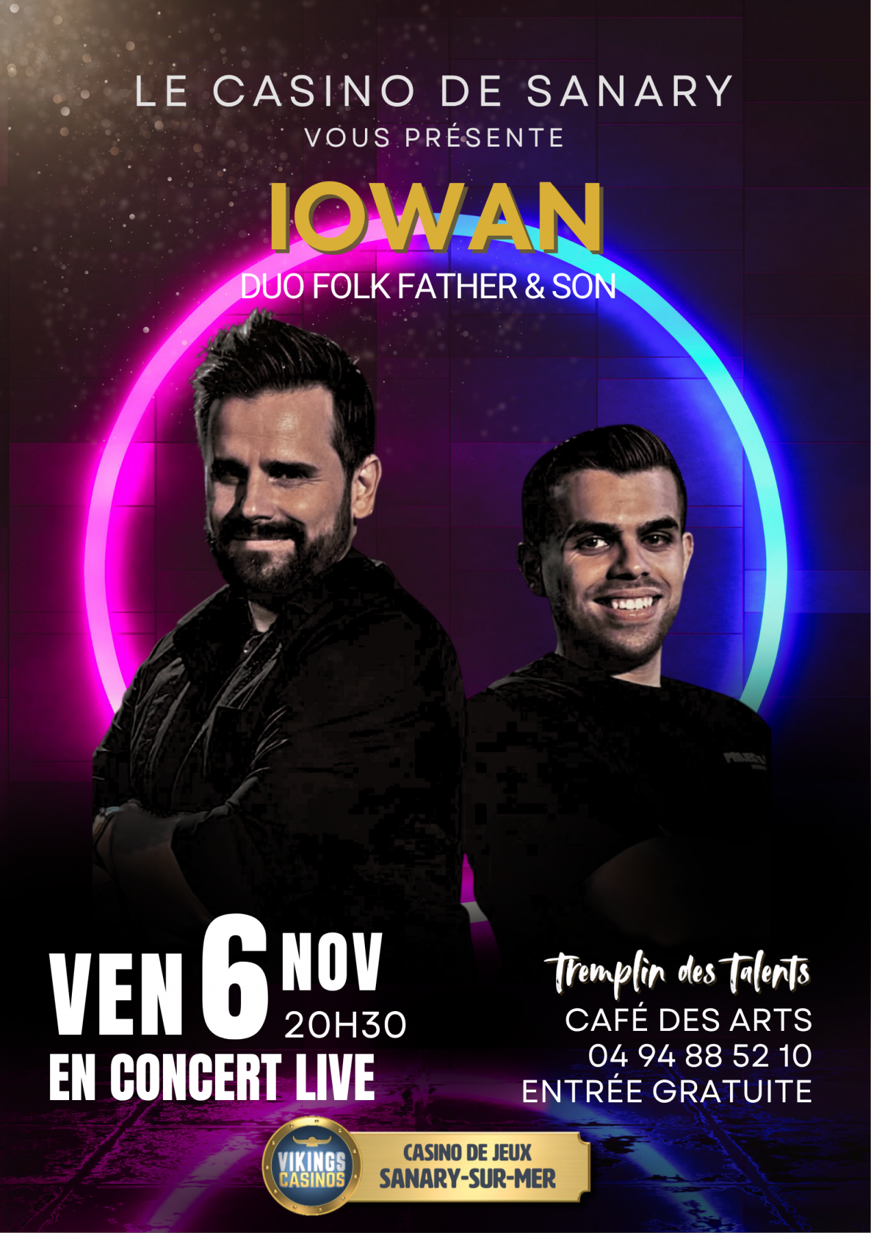 IOWAN en Concert au Café des Arts