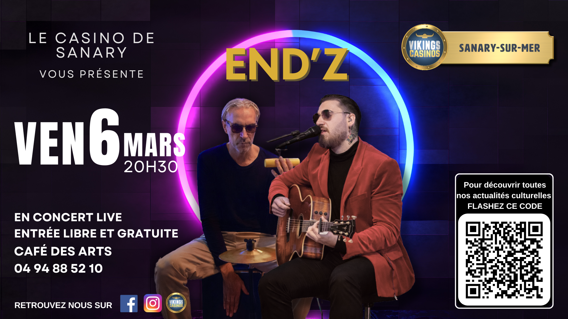 CONCERT END'Z & Stephane KARA