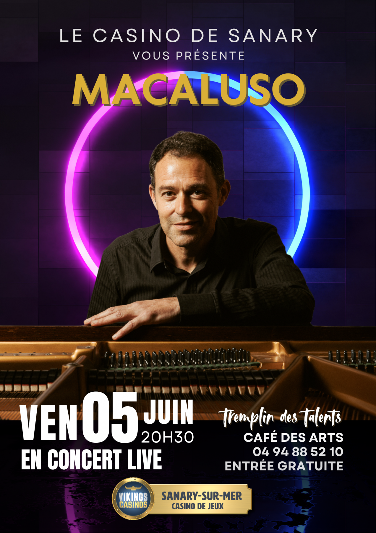 Stephane Macaluso en concert live