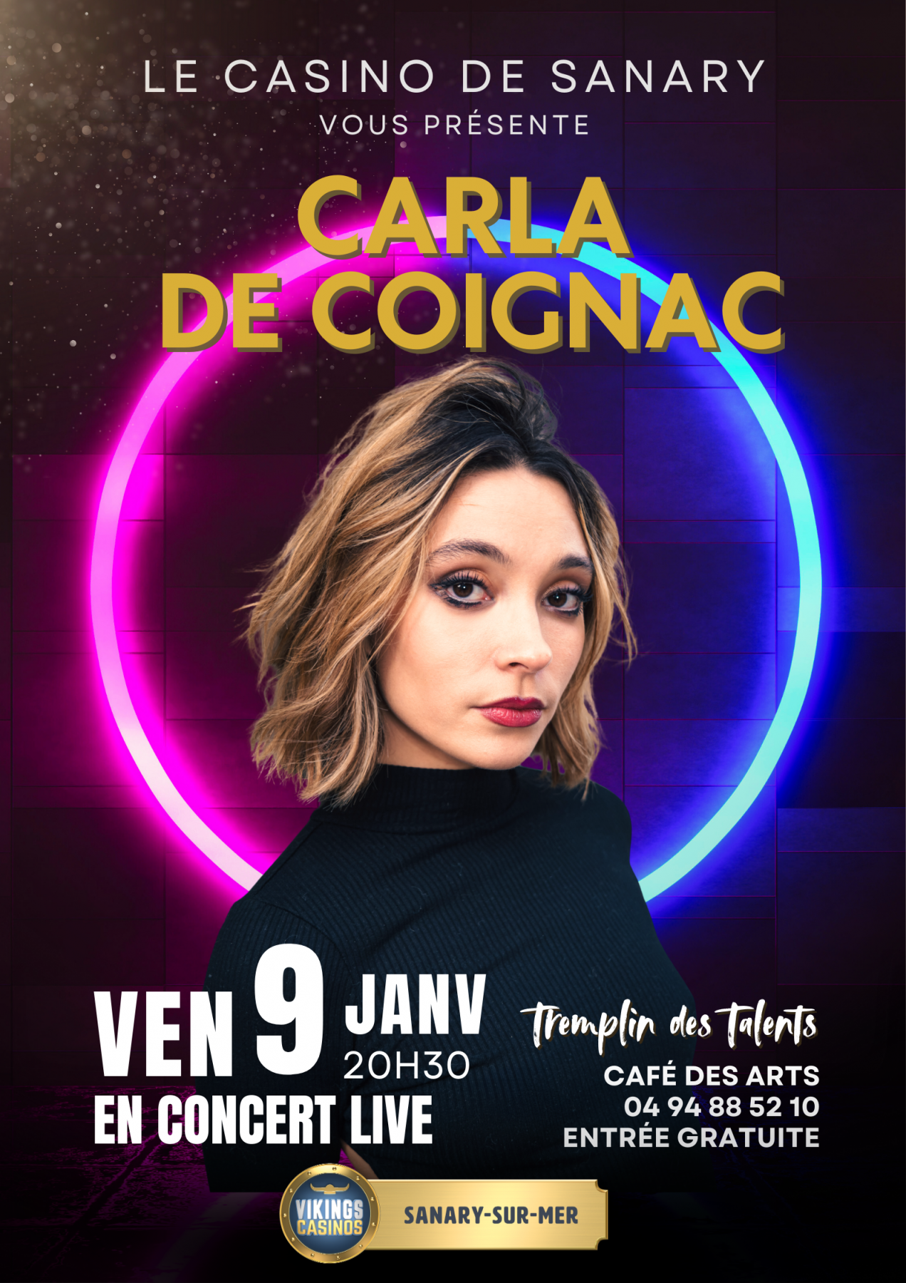 Carla DE COIGNAC en Concert LIVE