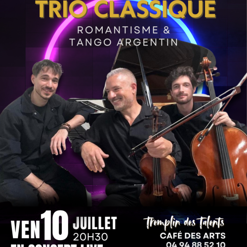 Concert Classique - Trio piano, violon, violoncelle