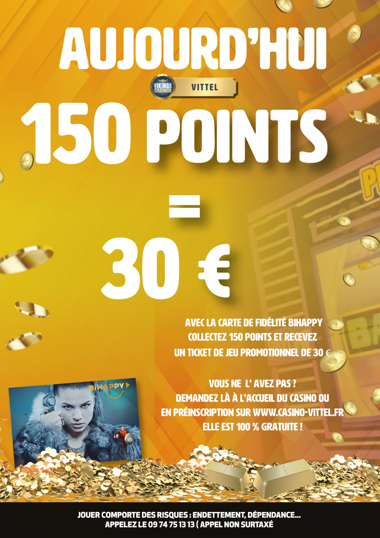 30 € contre 150 Points