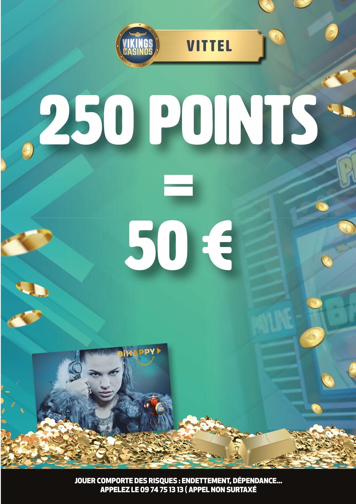 50 € Contre 250 Points