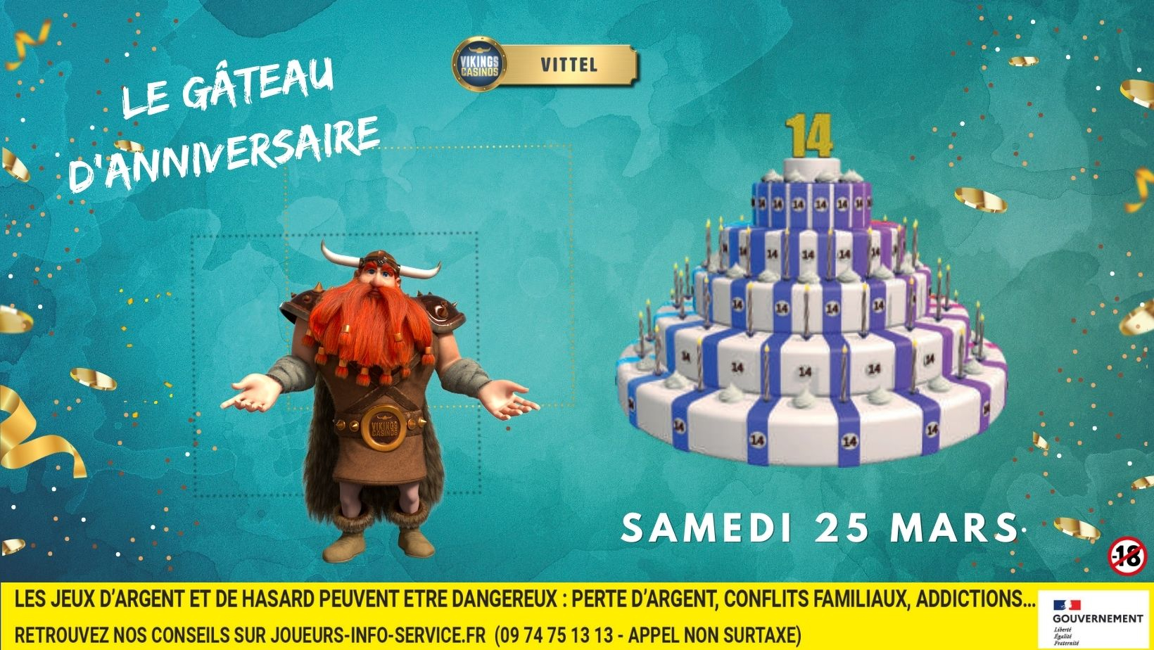 Le gâteau d'anniversaire